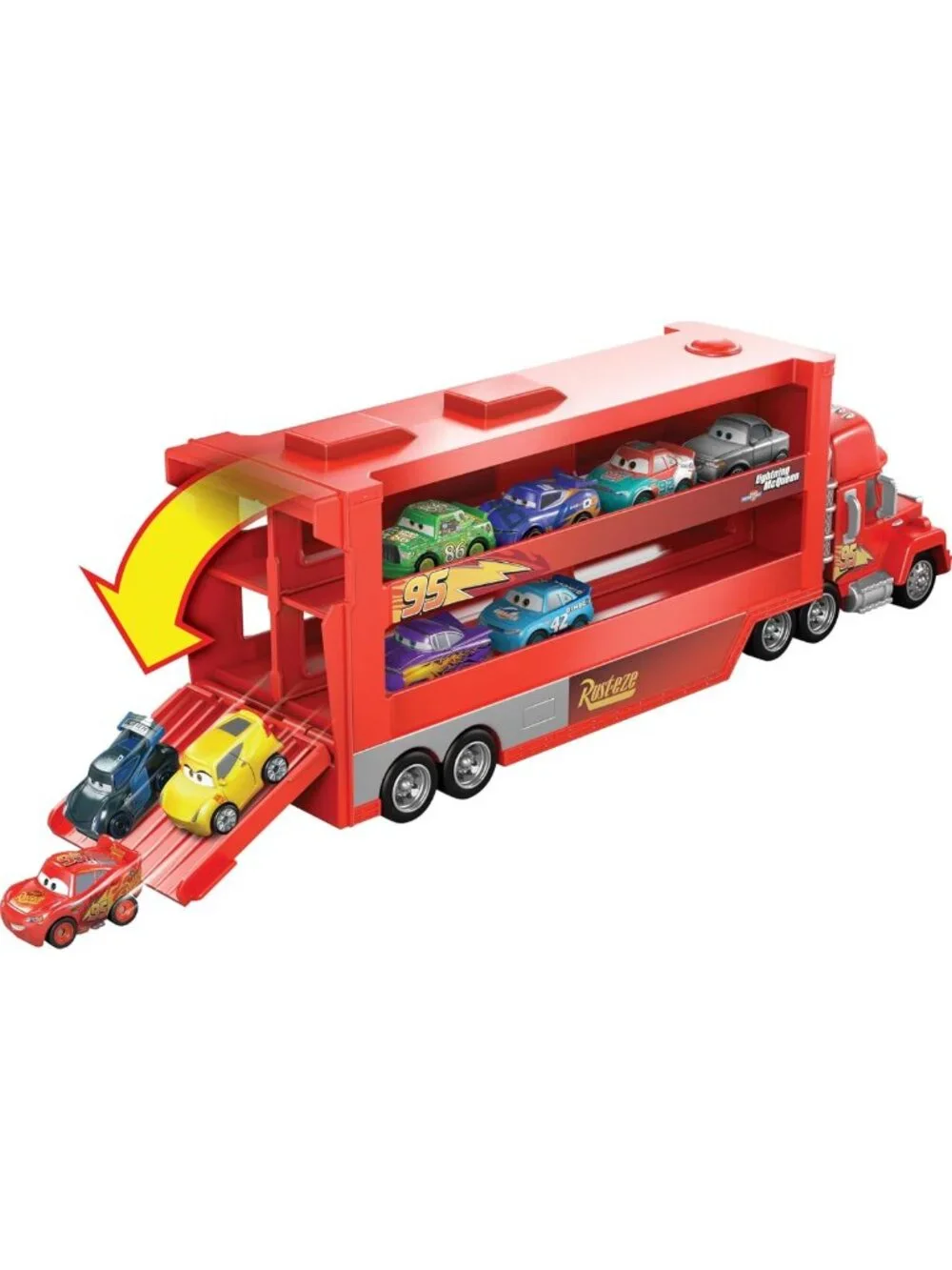 Mini Racers Hauler Toy - Disney Pixar Cars Mack Truck, Collectible Vehicle